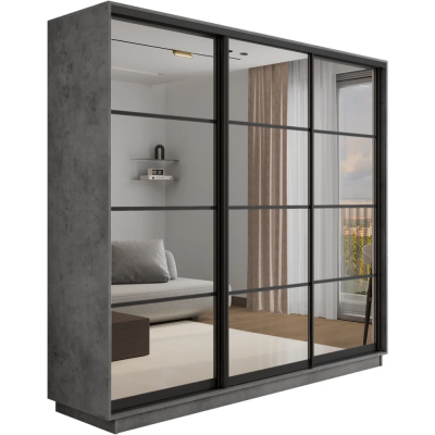 Экспресс 3-х дверный 4 секции (Зеркало)